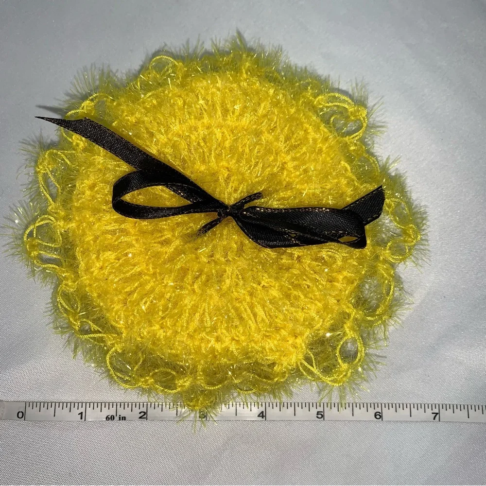 Handmade Dish Scrubber Crochet Dishwash Scrubbies set of 2